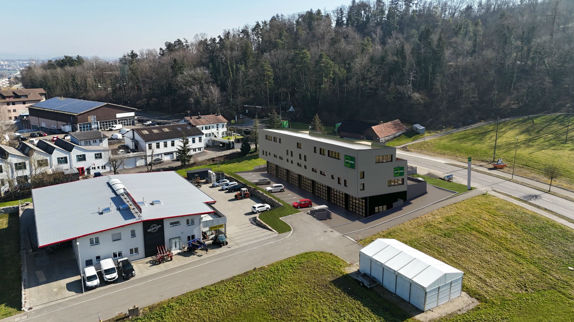 ZU VERKAUFEN: 12 GEWERBE-UNITS